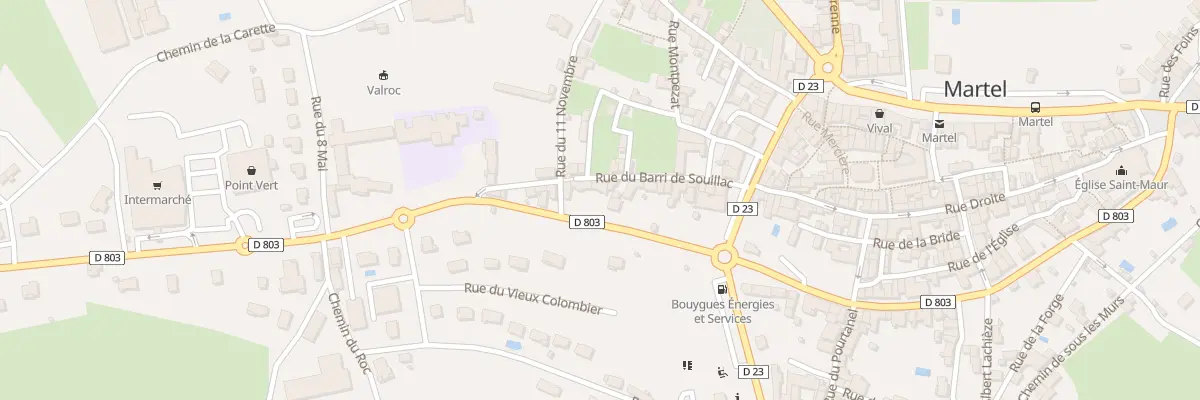 Plan du 5269 Rue du Barri de Souillac à Martel