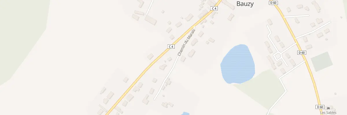 Plan du 25 Che du Marais à Bauzy