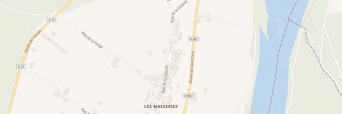 Plan du 1122 Rue de la Liberté à Saint Géry-Vers