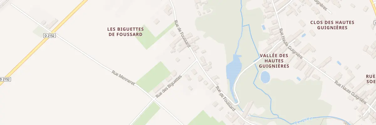 Plan du 2 Rue des Biguettes à Tavers