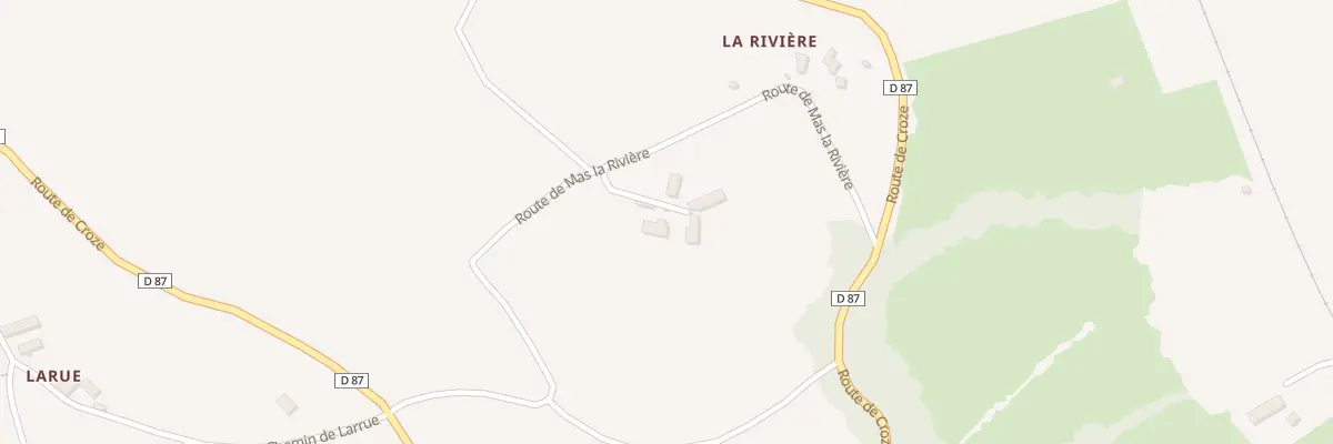Plan du 5211 Mas La Riviere à Cressensac-Sarrazac