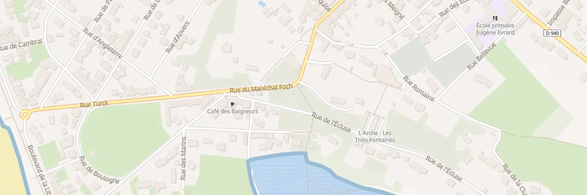 Plan du 49 Rue du Mal Foch à Ambleteuse