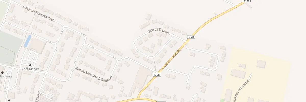 Plan du 6 Rue du Moulin de Pierre à Sours