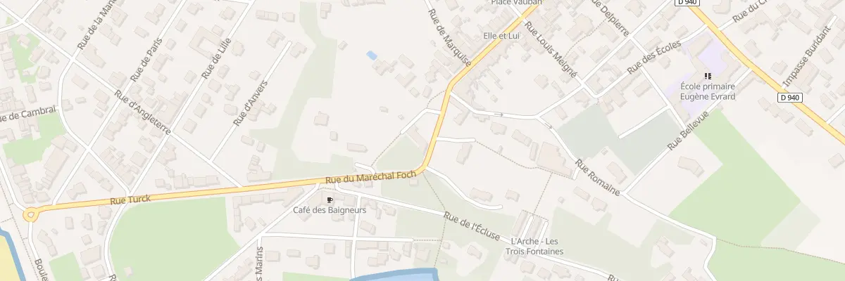 Plan du 46 Rue du Mal Foch à Ambleteuse