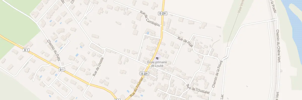 Plan du 7 Rue Guilhaumet à Vernajoul
