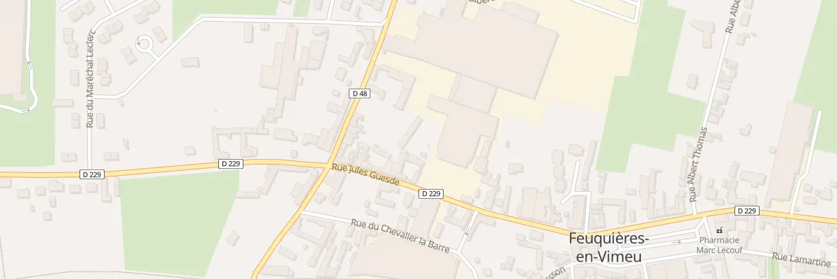 Plan du 26 Rue Jules Guesde à Feuquières-en-Vimeu