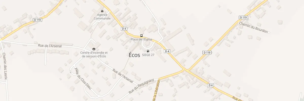 Plan du 5 Pl de l’Eglise - Ecos à Vexin-sur-Epte