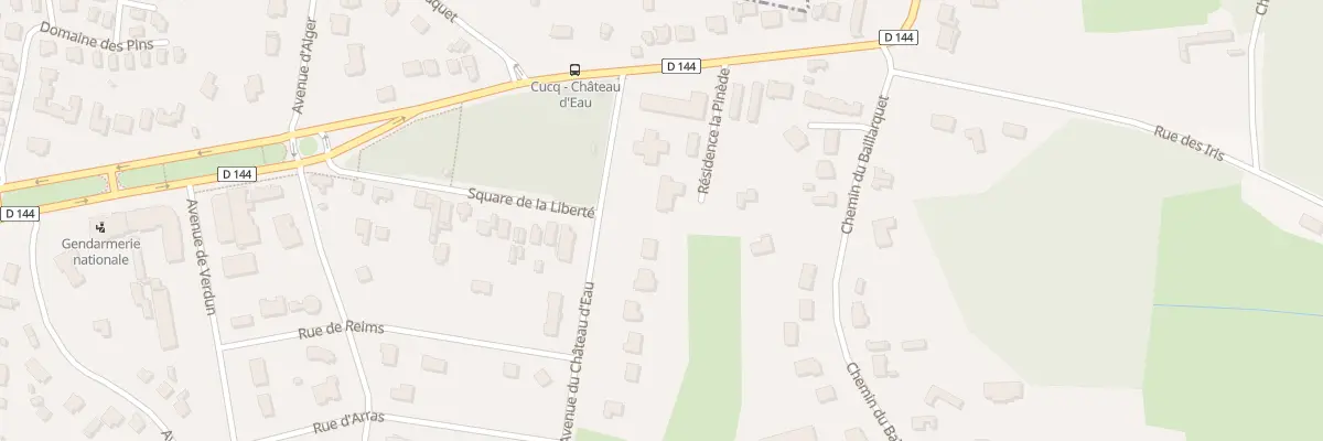 Plan du 550 Res la Pinede à Cucq