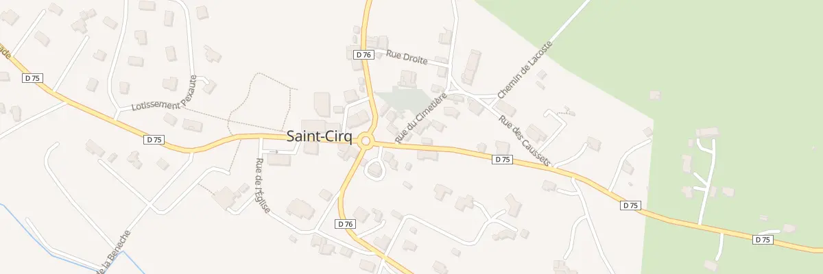 Plan du 20 Rue du Cimetière à Saint-Cirq