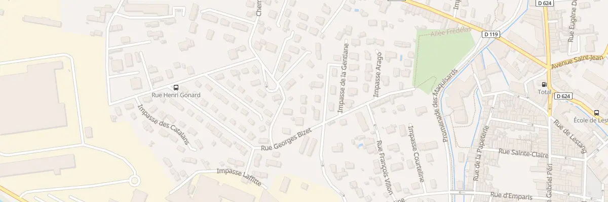 Plan du 7B Rue Georges Bizet à Pamiers