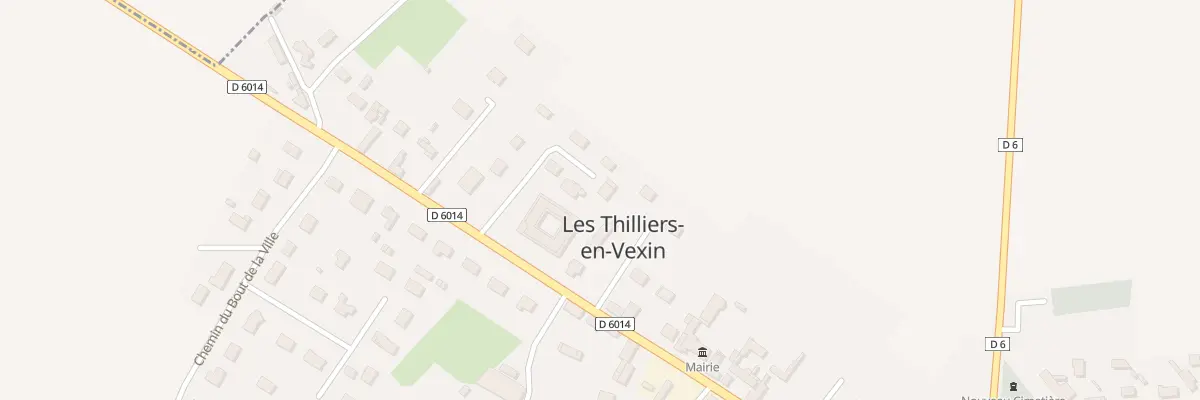Plan du 108 Les Thilliers aux Thilliers-en-Vexin