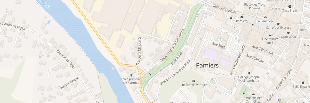 Plan du 6 Rue des Pas Perdus à Pamiers