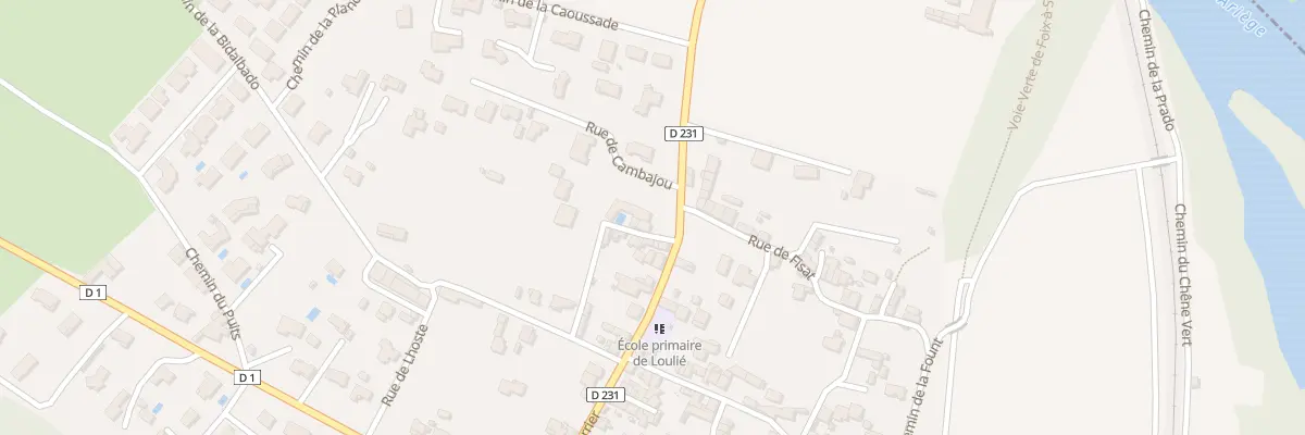 Plan du 6 Rue du Cazal à Vernajoul