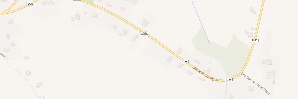 Plan du 1232 Rte de Salvagnac à Tauriac