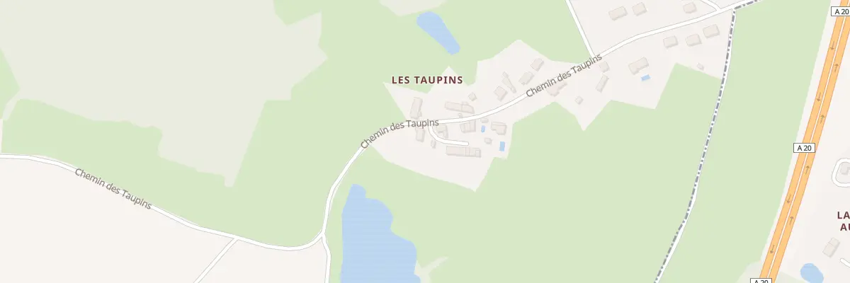 Plan du 8 Che des Taupins à Luant