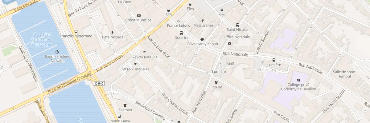 Plan du 35 Rue du Bras d’Or à Boulogne-sur-Mer