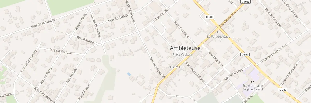 Plan du 10 Rue de Marquise à Ambleteuse