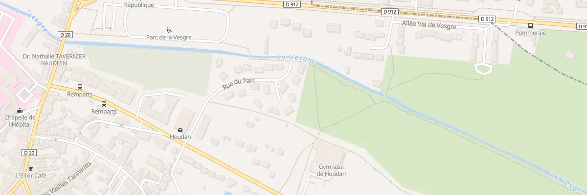 Plan du 19 Rue du Parc à Houdan