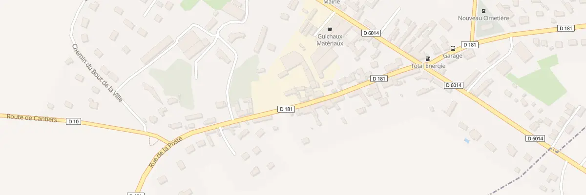 Plan du 22 Rue de la Poste aux Thilliers-en-Vexin