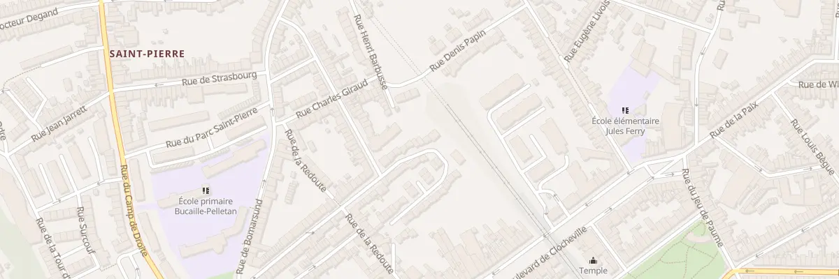 Plan du 23 All Giraud Sannier à Boulogne-sur-Mer