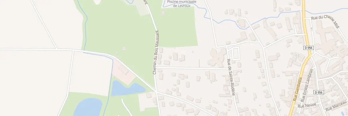 Plan du 4 Che de la Fontaine Ste Rodene à Levroux