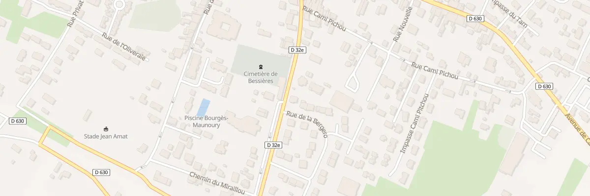 Plan du 15 Rue de la Bergero à Bessières