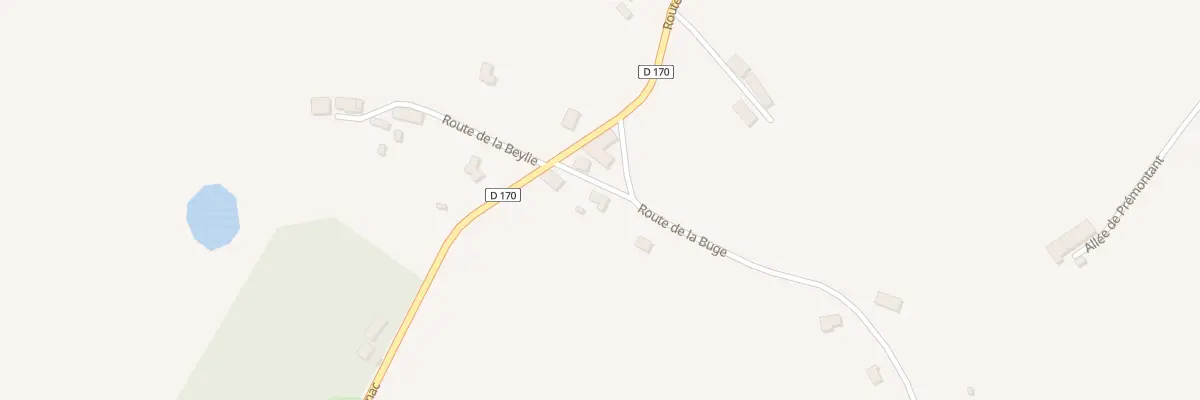 Plan du 30 Rte de la Buge à Saint-Germain-les-Vergnes