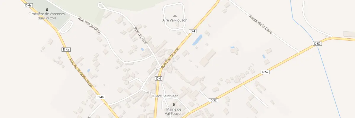 Plan du 4 Rue Elie Granat à Val-Fouzon