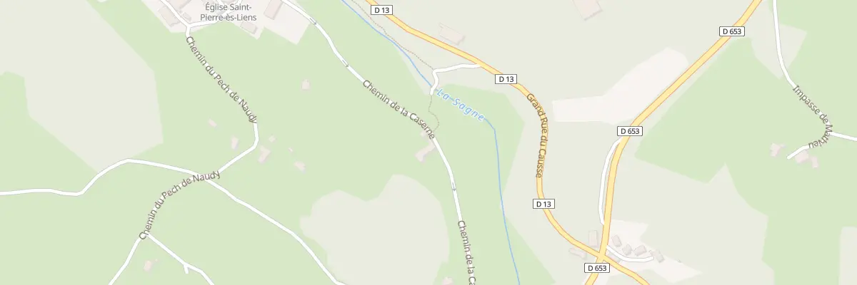 Plan du 290 Che de la Caserne à Sabadel-Lauzès