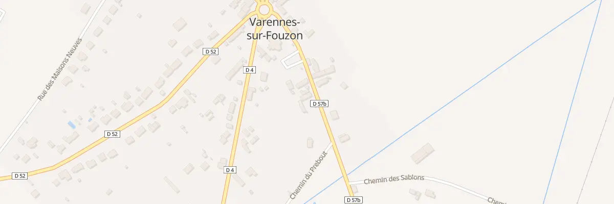 Plan du 4 Rue de la Sablonnière à Val-Fouzon