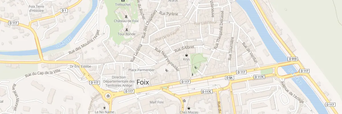 Plan du 24 Rue d’Albret à Foix