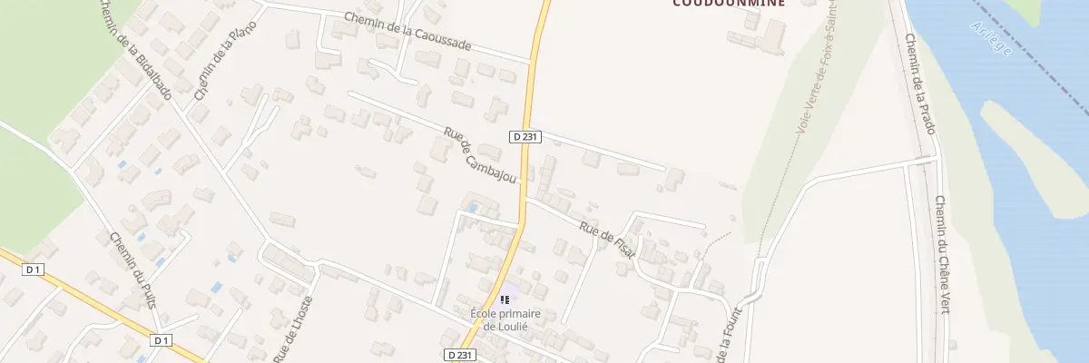 Plan du 10 Rue Guilhaumet à Vernajoul