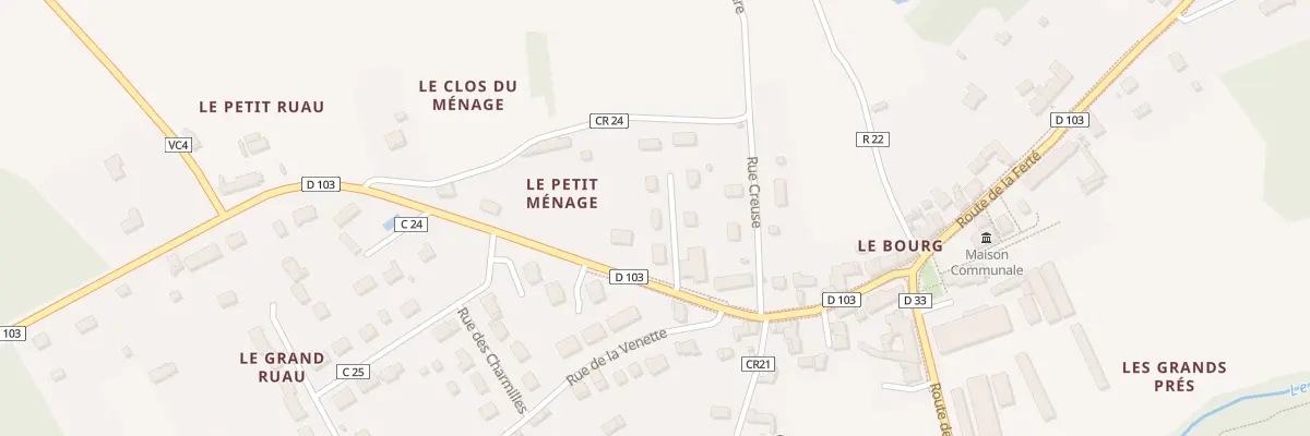 Plan du 3 Rue des Grillons à Crouy-sur-Cosson