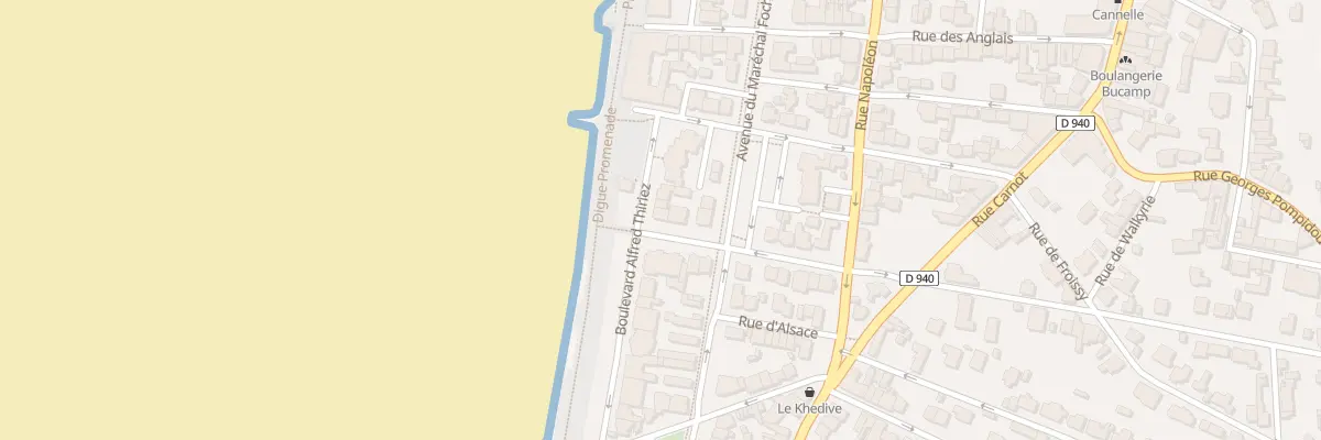 Plan du 12 Av de la Mer à Wimereux