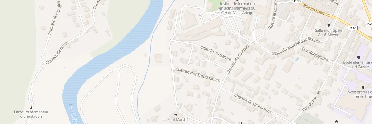 Plan du 26B Che du Barriol à Pamiers