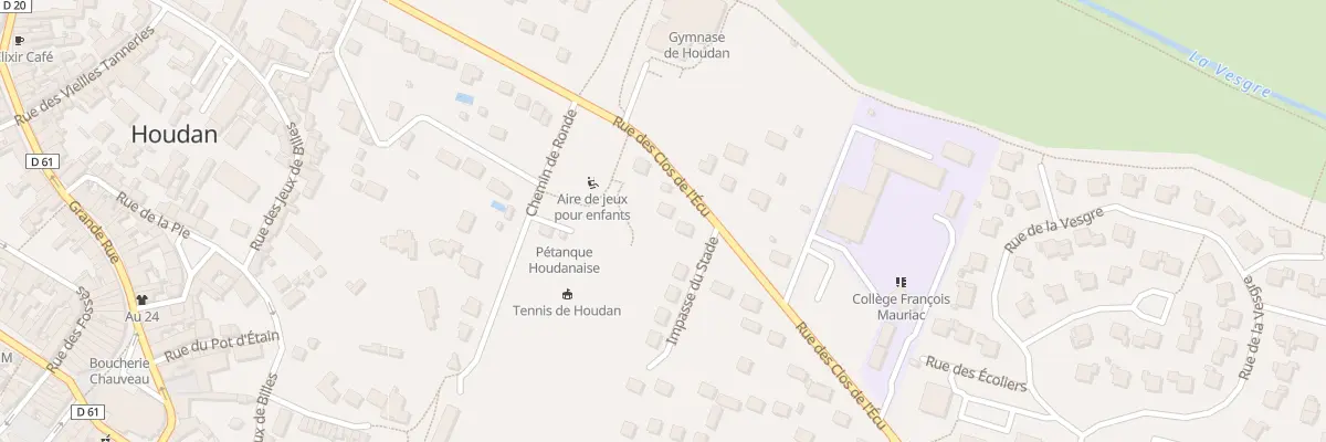 Plan du 470 Rue des Clos de l’Ecu à Houdan