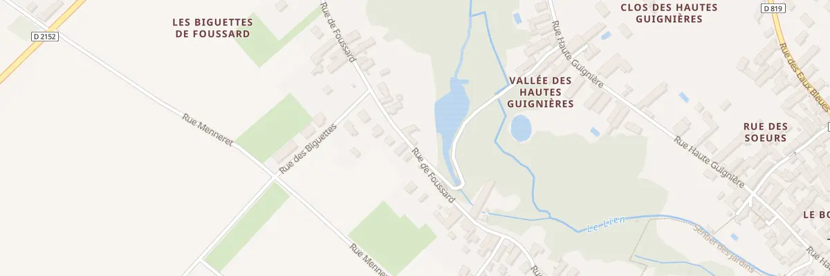 Plan du 30 Rue de Foussard à Tavers