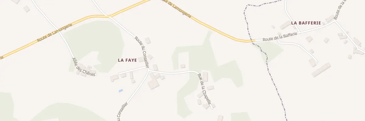 Plan du 5088 A la Faye à Lamongerie