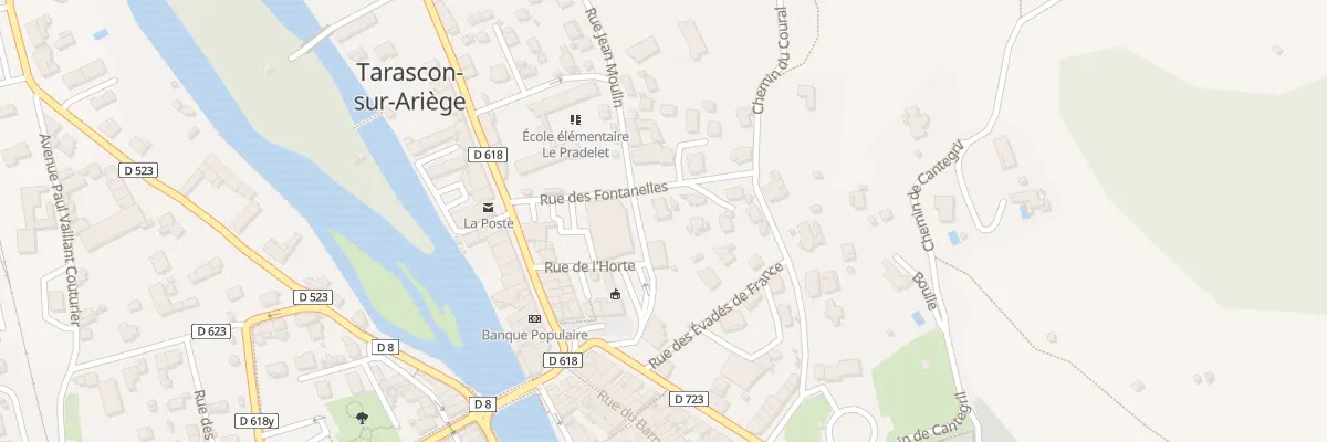 Plan du 5 Rue Jean Moulin à Tarascon-sur-Ariège