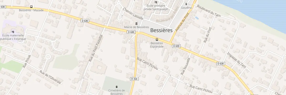 Plan du 30 Esp Bellecourt à Bessières