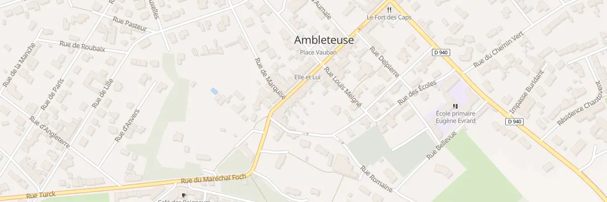 Plan du 33 Rue du Mal Foch à Ambleteuse