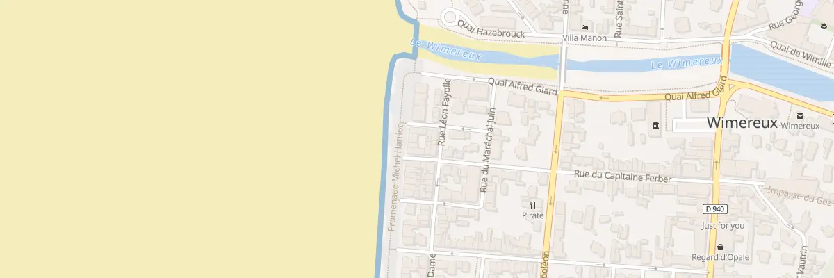 Plan du 5 Facade de Mer à Wimereux