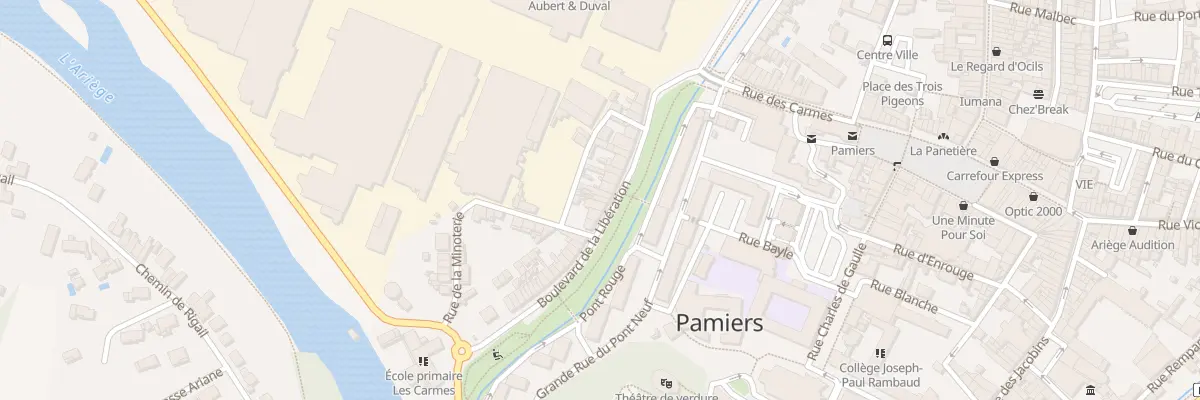 Plan du 47 Bd de la Liberation à Pamiers