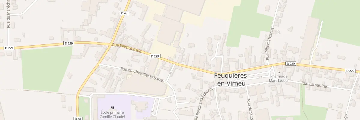 Plan du 18 Rue Jules Guesde à Feuquières-en-Vimeu