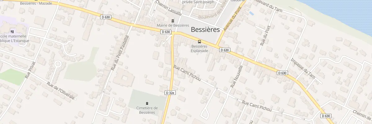 Plan du 21 Rue Cami Pichou à Bessières