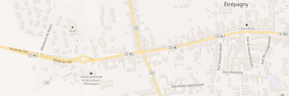 Plan du 118 Rue Georges Clemenceau à Étrépagny