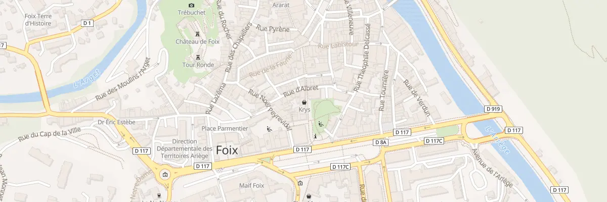 Plan du 17 Rue Bayle à Foix