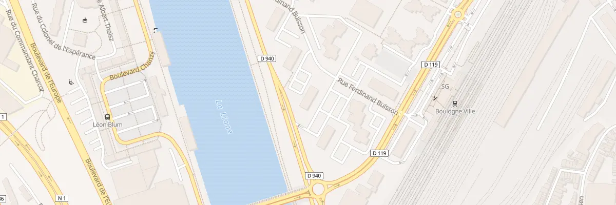 Plan du 73 Rue Ferdinand Buisson à Boulogne-sur-Mer