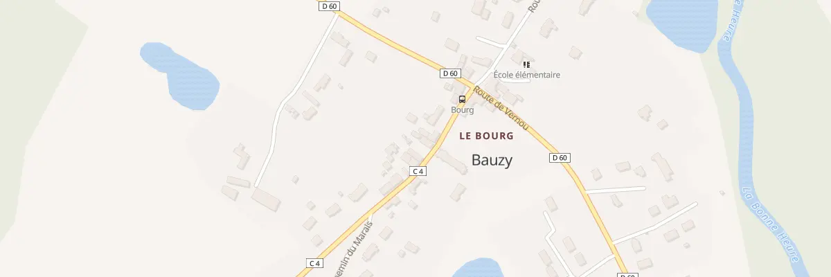 Plan du 5 Rte de Fontaines à Bauzy