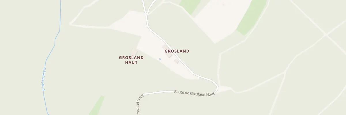 Plan du 1 Rte de Grosland Haut à Champnétery